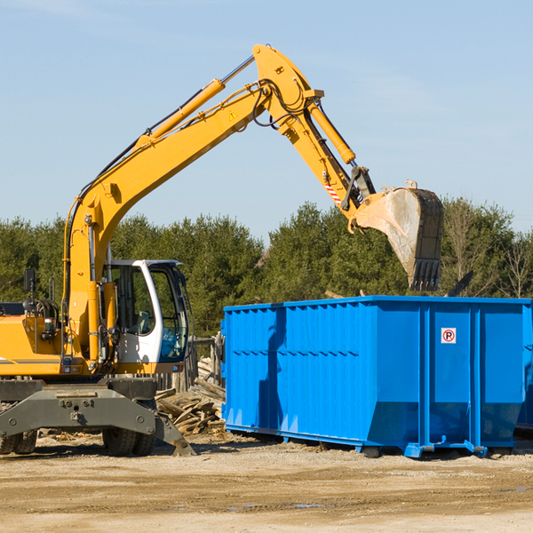 can i choose the location where the residential dumpster will be placed in Lanse